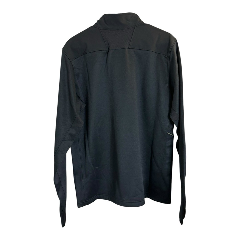 Columbia Men's Lake Aloha Half Zip Fleece Pullover Black Red Size Large - Picture 4 of 16